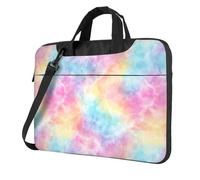 Tie-Dye Modello Colori Arcobaleno Pastello Borsa Per Laptop Laptop 15.6 Pollice Borse Per Computer Imbottito Copertura Del Manicotto Per Le Donne Uomini