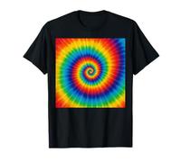 Tie-Dye Pattern Arcobaleno Colorato Design Trendy Tie Dye Maglietta