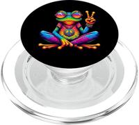 Tie Dye Rana Hippie Era Retro Fiori Pace Amore PopSockets PopGrip per MagSafe