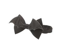 Tie Punta D in Pelle Pu per Feste di Halloween E Cosplay,Stile B | silhouette piatta, comfort fit al collo, accento fashion scuro, pronto per la balla mascherata