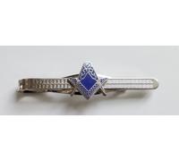 Tie-Slide massonico tagliato quadrato e bussole