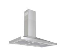 Tieasy Cappa da cucina con montaggio a parete, 91,4 cm, con condotto convertibile senza canalizzazione, cappa da cucina in acciaio inox con luce LED, ventola di scarico a 3 velocità, 450 CFM