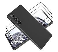 Tieeyivv Custodia per ZTE Nubia Redmagic 10 Air/Red Magic 10 Air Cover, Vetro Temperato Pellicola Protettiva Case Custodia Matte Sottile in TPU Morbido, Cover Protezione Anti-Caduta- Nero