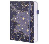 TIEFOSSI A5 Diario a puntini per donne e uomini, quaderno a griglia puntinata, carta spessa 160 GSM, 192 pagine numerate, diario a puntini per l'organizzazione dell'agenda, 14,7 x 20,9 cm