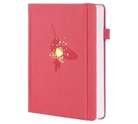 TIEFOSSI A5 Diario a puntini per donne e uomini, quaderno a griglia puntinata, carta spessa 160 GSM, 192 pagine numerate, diario a puntini per l'organizzazione dell'agenda, 14,7 x 20,10 cm