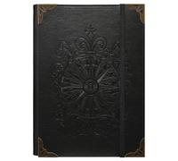 TIEFOSSI A5 Raccoglitore 6 Anelli Quaderno per Donna Uomo, Diario con Copertina Rigida in Pelle PU, Diario Vintage Bussola, Quaderni a Righe per Scuola, Agenda, Viaggi, Lavoro, Organizer