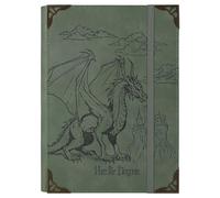 TIEFOSSI A5 Raccoglitore 6 Anelli Quaderno per Donna Uomo, Diario con Copertina Rigida in Pelle PU, Diario Vintage Dragon per Ragazzi, Quaderni a Righe per Scuola, Agenda, Viaggi, Lavoro, Organizer