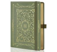 TIEFOSSI B5 Taccuino a Righe, Quaderno a Righe per Donne e Uomini, Taccuini con Copertina Rigida per Scrivere e Tenere un Diario, Carta Spessa da 100 g/m², 230 Pagine Numerate