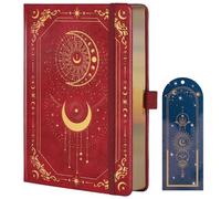 TIEFOSSI Bullet Dot Journal, 160gsm 190 pagine numerate, diario per lavoro e schizzi, A5 diario in pelle rigida per scrivere donne uomini