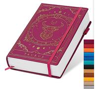 TIEFOSSI Constellations - Quaderno con copertina rigida, formato A5, 100 g/m², 400 pagine, per donne, uomini, adolescenti (Taurus)