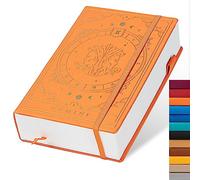 TIEFOSSI Constellations - Quaderno con copertina rigida, formato A5, 100 g/m², 400 pagine, per donne, uomini, adolescenti (Gemini)