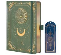 TIEFOSSI Diari foderati per donne con segnalibri, quaderno cartonato A5 316 pagine numerate per scrivere, diario giornaliero per lavoro, scuola, appunti