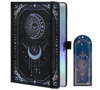 TIEFOSSI Diari foderati per donne con segnalibri, quaderno cartonato A5 316 pagine numerate per scrivere, diario giornaliero per lavoro, scuola, appunti