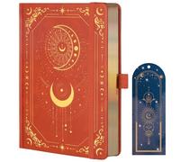 TIEFOSSI Diari foderati per donne con segnalibri, quaderno cartonato A5 316 pagine numerate per scrivere, diario giornaliero per lavoro, scuola, appunti