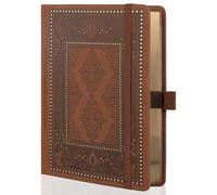 TIEFOSSI Dot Journals per donne e uomini, diari a pois per scrivere per donne, carta spessa 160 g/m², 190 pagine numerate, per l'organizzazione del planner