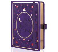 TIEFOSSI Quaderni Bullet Dot, diari con copertina rigida A5 per donne che scrivono, carta spessa da 160 g/m², 190 pagine numerate, per l'organizzazione del planner