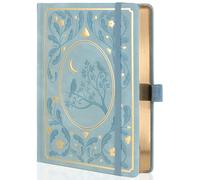 TIEFOSSI Quaderni Dot, diari con copertina rigida A5 per donne che scrivono, carta spessa da 160 g/m², 190 pagine numerate, per l'organizzazione del planner