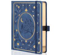 TIEFOSSI Quaderni Dot, diari con copertina rigida A5 per donne che scrivono, carta spessa da 160 g/m², 190 pagine numerate, per l'organizzazione del planner