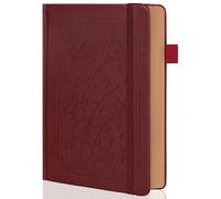 TIEFOSSI Quaderno a punti A5 Bullet, carta spessa 160 gsm, diari con copertina rigida a griglia di punti per donne e uomini, 192 pagine numerate, ideale per uso personale, obiettivi, organizzazione