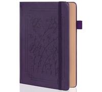 TIEFOSSI Quaderno a punti A5 Bullet, carta spessa 160 gsm, diari con copertina rigida a griglia di punti per donne e uomini, 192 pagine numerate, ideale per uso personale, obiettivi, organizzazione