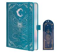 TIEFOSSI Taccuino a Righe, Quaderno a Farfalla per Donne e Ragazze, Taccuini A5 con Copertina Rigida e Segnalibro, Quaderno Estetico per Scrivere, Carta Spessa da 100 GSM con 316 Pagine Numerate