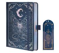 TIEFOSSI Taccuino a Righe, Quaderno a Farfalla per Donne e Ragazze, Taccuini A5 con Copertina Rigida e Segnalibro, Quaderno Estetico per Scrivere, Carta Spessa da 100 GSM con 316 Pagine Numerate