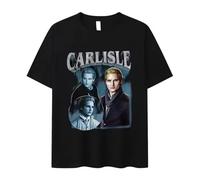 TIEGUAN Carlisle Cullen Movie Twilight Men T-Shirt Black M