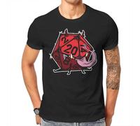 TIEGUAN DND D20 Dice Mimic Pup Red Tshirt Black S