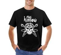 TIEGUAN The-Warning-Band-is-The-Best-T-Shirt-Man-Clothes-Sweat-Shirt-Funny-t-Shirt-Mens Black BlackXL