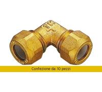 Tiemme Gomiti Ottonato Doppio Bicono 12x1 / 2 Pesanti Pezzi 10 1210005