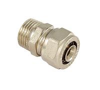 Tiemme serie 1600 raccordo diritto niples maschio M 16 x 3/4 a stringere per tubo multistrato