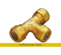 Tiemme Tee Ottonato Tre Biconi 12x1 / 2 Pesanti Pezzi 5 1210003