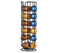 TIENDA EURASIA - Dispenser di capsule Dolce Gusto | 18 pezzi | Nero | 11x33x11cm | Supporto per capsule | Organizzatore di Stoccaggio