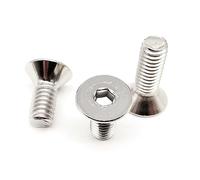 Tiene le cose dentro 10 pz UNC 5/16-18 US Filettatura Grossa 304 A2-70 Esagonale In Acciaio Inox A Esagono Incassato Bullone A Testa Svasata Piatta Adatto a molti luoghi(5/8")