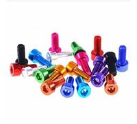 Tiene le cose dentro 10 pz Vite di Alluminio M3 M4 M5 M6 Anodizzato Colorato Alluminio Esagonale Esagono Incassato Testa Vite di Macchina Bulloni Adatto a molti luoghi(Black,M3x12)