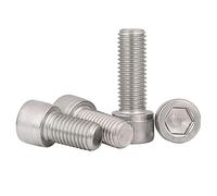 Tiene le cose dentro 304 In Acciaio Inox DIN912 Esagono Esagono Incassato Testa Bullone A Brugola Vite M1.4 M1.6 M2 M2.5 M3 M4 M5 M6 M8 M10 Adatto a molti luoghi(3mm,M5 x5pcs)