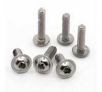 Tiene le cose dentro M2 M2.5 M3 M4 M5 M6 M8 304 In Acciaio Inox Esagonale Esagono Incassato Bottone Tondo Flangia Testa Con Rondella Collare vite Bullone Adatto a molti luoghi(6mm,M8 5pcs)