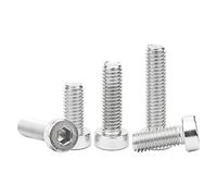 Tiene le cose dentro Vite a esagono incassato a testa bassa M3 M4 M5 M6 M8 M10 Vite a esagono incassato a basso profilo in acciaio inossidabile Bullone Adatto a molti luoghi(4mm,M6 5pcs)
