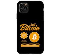 Tieni Bitcoin 21 milioni di BTC Fix The Money (grafica retrò) Custodia per iPhone 11 Pro Max