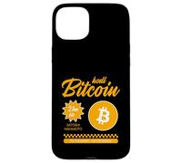 Tieni Bitcoin 21 milioni di BTC Fix The Money (grafica retrò) Custodia per iPhone 15 Plus