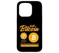 Tieni Bitcoin 21 milioni di BTC Fix The Money (grafica retrò) Custodia per iPhone 15 Pro