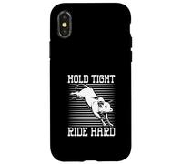 Tieni duro - Cavalca forte nel rodeo Custodia per iPhone X/XS