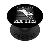 Tieni duro - Cavalca forte nel rodeo PopSockets PopGrip Adesivo