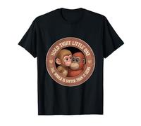 Tieni Duro Little One World Is Softer Vintage Punch Macaque Maglietta