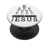 Tieni gli occhi concentrati su Gesù Matteo 14 PopSockets PopGrip Adesivo