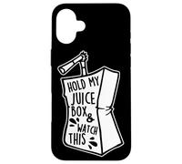 Tieni il mio Juice Box e guarda questo lavoro nero Custodia per iPhone 16 Plus