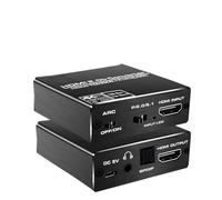 TIEOAXFT Convertitore estrattore stereo compatibile con ottico TOSLINK SPDIF + adattatore splitter da 3,5 mm PS5