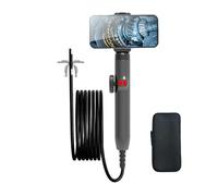 TIEOAXFT Endoscopio Rotante a 360° da 5 Pollici, Telecamera di ispezione endoscopica IPS da 3,9 mm, endoscopio Industriale Meccanico automobilistico(J10 3.9MM Phone)