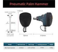 TIEOAXFT Guida for Pistola sparachiodi pneumatica Air Palm for Una Guida più Rapida e Semplice nella Lavorazione del Legno