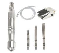 TIEOAXFT Mini scalpello Pneumatico, Martello Pneumatico, scalpello Pneumatico, Pala, Micro Flusso d'Aria, cippatrice, Pala a Gas, scalpello, Matita, Gesso Medico(Set 2)